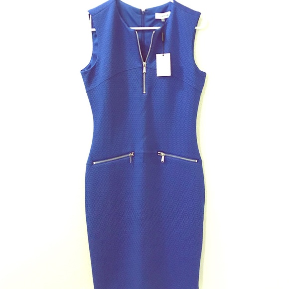 Calvin Klein Dresses & Skirts - NWT Calvin Klein Dark Blue Dress